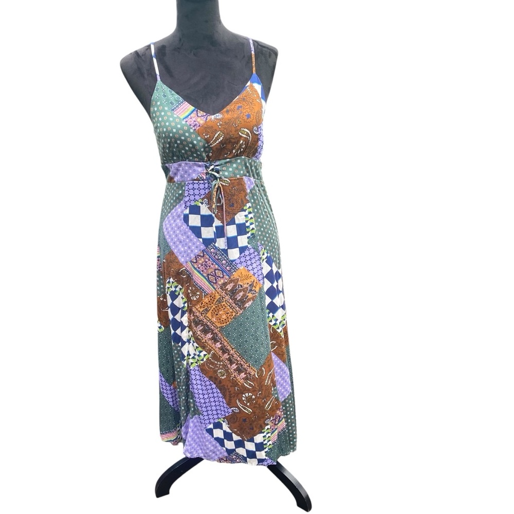 Rewind Ladies Sundress Indie Retro Midi Whimsy Ar… - image 7